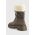 Answear Lab botine femei, culoarea gri, cu platforma, izolare usoara