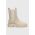 Answear Lab botine din piele intoarsa femei, culoarea bej, cu platforma
