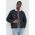 GAP geaca jeans barbati, culoarea albastru marin, de tranzitie