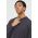 Abercrombie & Fitch longsleeve din bumbac culoarea gri, neted