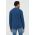 Abercrombie & Fitch longsleeve din bumbac culoarea albastru marin, neted