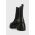Answear Lab ghete chelsea de piele femei, culoarea negru, cu toc drept