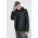 Hollister Co. geaca barbati, culoarea negru, de tranzitie