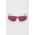 Balenciaga ochelari de soare BB0095S femei, culoarea roz
