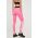 adidas Performance leggins de antrenament Hyperglam 3-stripes femei, culoarea roz, cu imprimeu