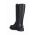 Geox ghete de piele D16FTH 04643 C9999 D HOARA H femei, culoarea negru, cu toc plat