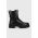 Answear Lab cizme femei, culoarea negru, cu toc plat