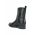 Geox cizme de piele Felicity Abx femei, culoarea negru, cu toc plat