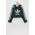 adidas Originals bluza copii culoarea verde, cu glugă, cu imprimeu
