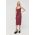 Bardot rochie culoarea bordo, mini, mulata