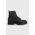 Tommy Jeans botine Tommy Jeans Lace Up Flat Boot femei, culoarea negru, cu toc plat