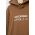 Abercrombie & Fitch bluza copii culoarea maro, cu glugă, cu imprimeu