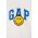 GAP longsleeve din bumbac pentru copii culoarea alb