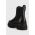 Wojas ghete chelsea de piele femei, culoarea negru, cu platforma