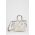Furla poseta de piele net culoarea alb