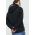 Hollister Co. bluza barbati, culoarea negru, cu glugă, cu imprimeu