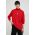 Levi's longsleeve din bumbac culoarea rosu, neted