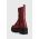 Tommy Jeans bocanci Tommy Jeans Flatform Padded Boot femei, culoarea bordo, cu platforma