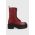 Tommy Jeans bocanci Tommy Jeans Flatform Padded Boot femei, culoarea bordo, cu platforma