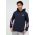 Adidas bluza barbati, culoarea albastru marin, cu glugă, cu imprimeu