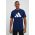 Adidas Performance tricou de antrenament Training Essentials culoarea albastru marin, cu imprimeu