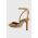 BOSS stilettos de piele Janet culoarea maro, 50488244