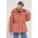 Adidas Originals geaca femei, culoarea portocaliu, de iarna, oversize