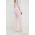 American Vintage pantaloni din lana femei, culoarea roz, drept, high waist