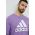 Adidas hanorac de bumbac barbati, culoarea violet, cu imprimeu