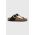 Birkenstock slapi de piele Gizeh Big Buckle femei, culoarea negru, cu toc plat, 1024107