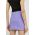 Remain fusta culoarea violet, mini, drept