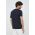 Armani Exchange tricou din bumbac Culoarea albastru marin, cu imprimeu