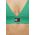 Tommy Jeans sutien culoarea verde, neted