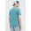 Quiksilver tricou din bumbac culoarea turcoaz, cu imprimeu