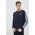 adidas hanorac de bumbac barbati, culoarea albastru marin, modelator