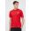 adidas tricou din bumbac culoarea rosu, neted