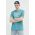 Quiksilver tricou din bumbac culoarea turcoaz, cu imprimeu