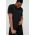 Fila tricou din bumbac 2-pack culoarea negru, neted