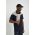 Les Deux tricou din bumbac culoarea albastru marin, neted