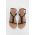 Answear Lab sandale de piele femei, culoarea negru