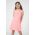 4F rochie fete F026 culoarea roz, mini, evazati