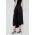 Dkny fusta culoarea negru, midi, evazati