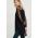 Answear Lab camasa femei, culoarea negru, cu guler clasic, relaxed