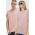 Converse tricou din bumbac culoarea roz, neted