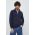 Gant pulover de bumbac culoarea albastru marin, light, cu turtleneck