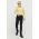 HUGO camasa din bumbac barbati, culoarea galben, cu guler clasic, slim