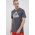 adidas tricou din bumbac culoarea gri, cu imprimeu