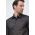BOSS camasa barbati, culoarea negru, cu guler clasic, regular