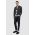 AllSaints jachetă denim barbati, culoarea negru, de tranzitie