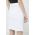 Love Moschino fusta culoarea alb, mini, evazati
